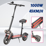 3403 Merge 1000W Electric Scooter 45KM/H Foldable Commuter Adult Off Road E-Bike W/Seat.