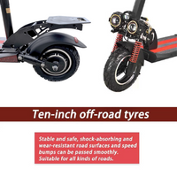 3403 Merge 1000W Electric Scooter 45KM/H Foldable Commuter Adult Off Road E-Bike W/Seat.