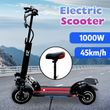 3403 Merge 1000W Electric Scooter 45KM/H Foldable Commuter Adult Off Road E-Bike W/Seat.