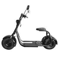 3404 Merge AKEZ C07AP Halley 1500W 60V 20AH Electric Scooter Big Wheel Motorcycle Adult Black.