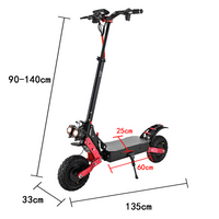 3405 Merge Electric Scooter 2500W/4000W Portable 70-80 KM/H Off Road Adult Foldable Bike