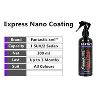 3505 Merge Quick Fortify Nano Car Paint Protect Coating Liquid Spray 300ml RoHs Certified.