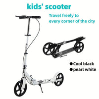 4115 Merge Foot Disc Brake Push Scooter Foldable Hand 200mm Wheel Suspension Adult Kids.