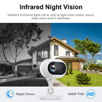 4121 Merge 1080P WIFI IP Security Camera Wireless Indoor CCTV System Home Baby Pet Monitor