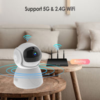 4125 Merge 1080P HD 5G W[Fi Camera Wireless IP Home Security Baby Monitor CCTV Night Vision Awesome.