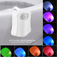 6103 Merge Led Toilet Backlight Body Sensor Hanging Toilet Seat Night Light (8 Colours) Items