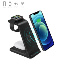 6205 Merge 3 In 1 Fast Wireless Charger Station Dock For Apple Watch iPhone 15 PRO 14 13 XS