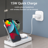 6206 Merge Wireless charger Dock Charging Station 3 In 1 For Apple Watch iPhone 15,14,13,12,11.