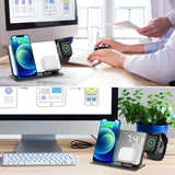 6207 Merge All In One Wireless Charger Fast Charging Dock For Mobile Phone Android Apple 14