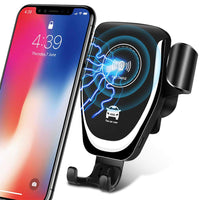 6208 Merge Qi Wireless Car Charging Dock Air Vent Mount Gravity Holder For Mobile Phone