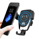 6208 Merge Qi Wireless Car Charging Dock Air Vent Mount Gravity Holder For Mobile Phone