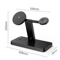 6210 Merge 15W Foldable wireless charger station 4In1 For apple airPods iPhone14 iWatch											 .