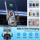 6210 Merge 15W Car Wireless Charger Dock Air Vent Mount Gravity Mobile Holder For Phone.