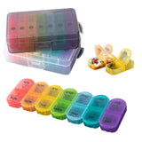 6303 Merge Medicine Case 7Day Week Dispenser Storage Organizer Container Tablet Pill Box