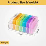 6305 Merge 7 Day Pill box Weekly Medicine storage Tablet container Case Organizer Dispenser