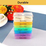 6305 Merge 7 Day Pill box Weekly Medicine storage Tablet container Case Organizer Dispenser