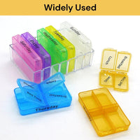 6305 Merge 7 Day Pill box Weekly Medicine storage Tablet container Case Organizer Dispenser