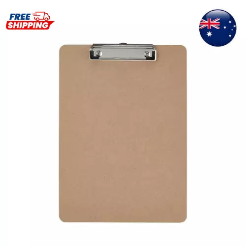 6336 Merge A4 Wooden Clipboard Office School Hardboard Writing File Hanging Clip Board X104