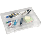 6340 Merge Marbig Plastic Clear Case A4 With Handle X104