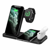 6201 Merge Wireless Dock Folding Charging Station 4 in 1 for apple Watch Iphone 13 12 11 XS Mobile.