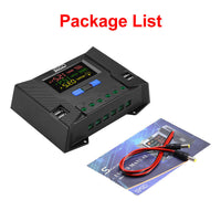 7115 Merge LCD Solar Panel Charge Controller Regulator DC 12V/24V Auto USB 30A Battery PWM