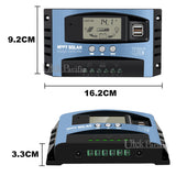 7116 Merge 12V/24V Solar Panel Battery Regulator Charge Controller 30A MPPT Auto Tracking.