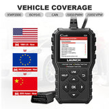 8100 Merge Launch CR529 Car OBD2 EOBD Scanner Auto Code Reader Engine Diagnostic Scan Tool