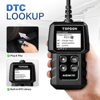 8105 Merge Topdon Car Engine Spray Fault Code Reader OBD2/EOBD/CAN Diagnostic Scanner Reset Tool