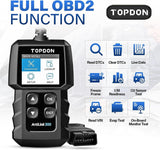 8105 Merge Topdon Car Engine Spray Fault Code Reader OBD2/EOBD/CAN Diagnostic Scanner Reset Tool