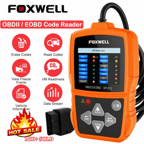 8106 Merge NT201 Auto OBD2 EOBD CAN Spray Fault Code Reader Scanner Car Diagnostic Scan Tool AU