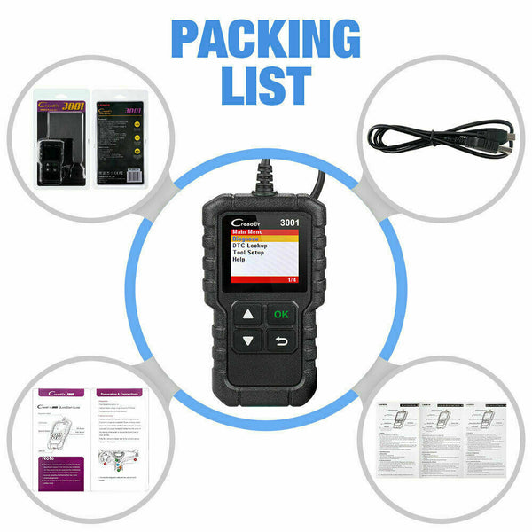 8108 Merge Launch OBD2 EOBD Car Fault Code Reader Scanner Diagnostic Auto Engine Scan Tool