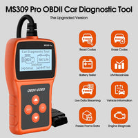 8109 Merge OBD2 Scan Tool Auto Fault Car Scanner Check Engine Code Reader Diagnostic Tool