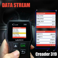 8110 Merge Launch Diagnostic Engine Code Reader Fault OBD2 OBDII Scan Tool Car Scanner