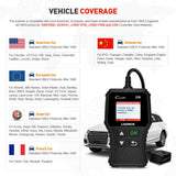 8110 Merge Launch Diagnostic Engine Code Reader Fault OBD2 OBDII Scan Tool Car Scanner