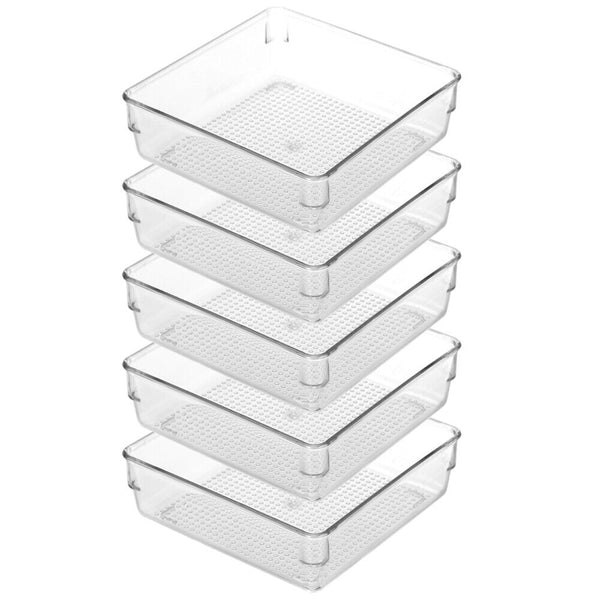 0103 Merge The 5 X Box Sweden Crystal Plastic Storage Tray 16cm Small fridge/Container The Ease