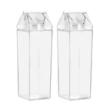 0107 Merge The 2X Box Sweden 1L Crystal Fridge Bottle Water /Juice Beverage Clear storage W/Lid Ease.