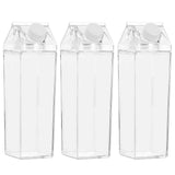 0108 The 3 X Box Sweden 450ML Crystal Fridge Lid Bottle Water/Juice Beverage Clear Storage Ease.