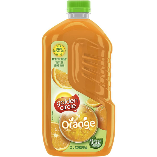 0111 Merge Golden Circle Orange Cordial 2L with a Great Taste Of Orange The Pantry.