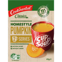 0113 Merge To Continental Cup A Soup Classic Homestyle Pumpkin 61g The Pantry.