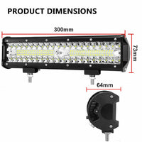 03105 Merge 12inch CREE Led Light Bar Shooter Combo Beam Work Driving Off Road 4WD 12V 24V AU Endurance Outback Sale.