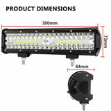 03105 Merge 12inch CREE Led Light Bar Shooter Combo Beam Work Driving Off Road 4WD 12V 24V AU Endurance Outback Sale.