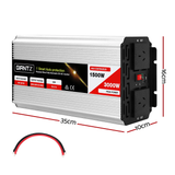 7111 Merge Giantz Power Inverter 12V 240V Pure Sine Wave 1500W/3000W Camping Car Boat Outback You.