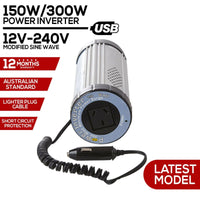 7112 Merge 150W 300W Car Power Inverter 12V 240V USB Port Sine Wave DC For Caravan Camping Energy