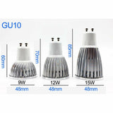 04104 Merge 4 Pieces LED GU10 15W Down Lights Bulb COB GU10 Spotlight Cool Warm Light 9W Bulb Style