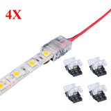 05101 Merge 4x10mm Snap Connectors 2 Pin Wire Waterproof Led Strip Light Solderless 5050 5630 Priced To Suite Out Back Sale