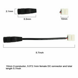 05105 Merge 5- Led Strip Light 5050 5630 10mm connectors 2 wire 12V Power Connector											 Priced To Suite Out Back Sale.