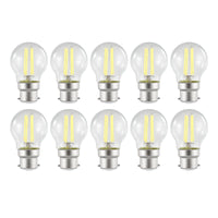 06101 Merge10 LED Filament Fancy Round B22 4W 6000K daylight 450LM Glass Bulb 360Degree SAA Round Replacement Bulb Style.