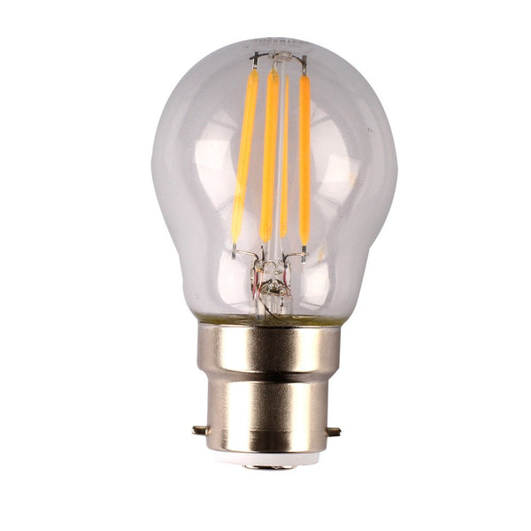 06133 Gunn Sal 4W LFR27B22DC Filament Fancy Round Bulb Style.