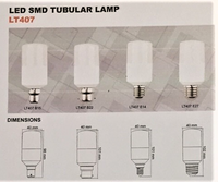 06138 Gunn Sal 7W 4K LT40740E27 Tubular SMD Replacement Bulb Lamp Style.
