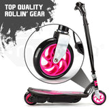 4106 Merge Bullet ZPS Kids Electric Scooter 140W Children's Toy Battery Pink.